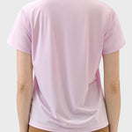 Millennia Slit Round Neck Short Sleeve Active T-Shirt - All Mine Now Clothing