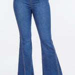 American Bazi High Waist Curvy Flare Jeans - All Mine Now Clothing