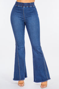 American Bazi High Waist Curvy Flare Jeans - All Mine Now Clothing