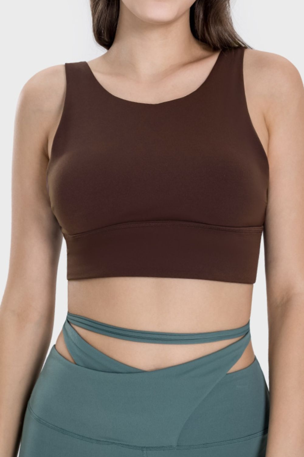 Millennia Backless Wide Strap Active Bra - All Mine Now Clothing