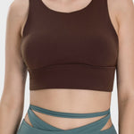 Millennia Backless Wide Strap Active Bra - All Mine Now Clothing