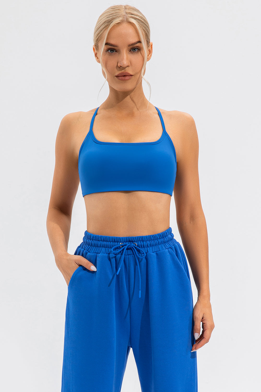 Crisscross Spaghetti Strap Active Cami - All Mine Now Clothing