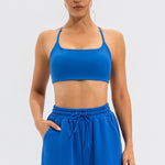 Crisscross Spaghetti Strap Active Cami - All Mine Now Clothing