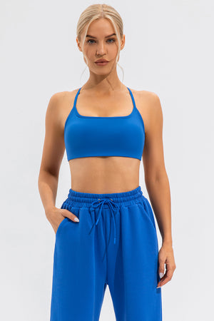 Crisscross Spaghetti Strap Active Cami - All Mine Now Clothing