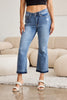 Judy Blue Full Size Release Hem Cropped Bootcut Jeans - All Mine Now Clothing