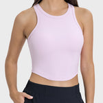 Millennia Round Neck Racerback Active Tank - All Mine Now Clothing