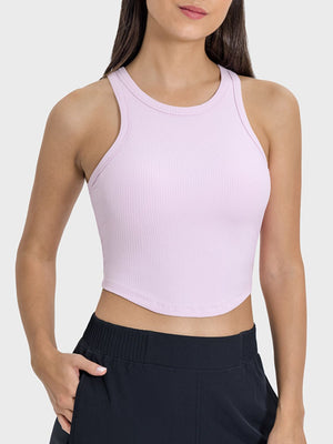 Millennia Round Neck Racerback Active Tank - All Mine Now Clothing