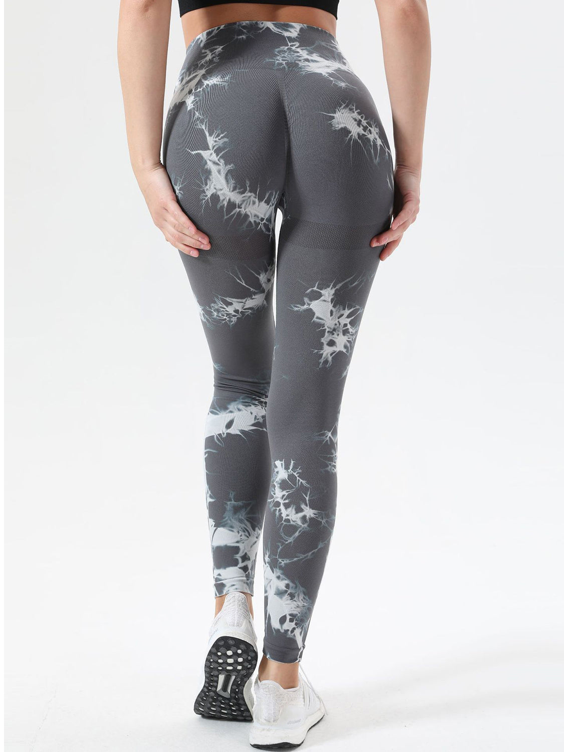 Tie-Dye High Waist Active Leggings - All Mine Now Clothing