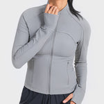 Millennia Zip-Up Long Sleeve Sports Jacket - All Mine Now Clothing