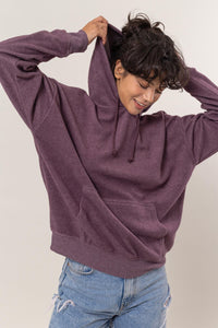 HYFVE Brushed Long Sleeve Hoodie with Kangaroo Pocket - All Mine Now Clothing