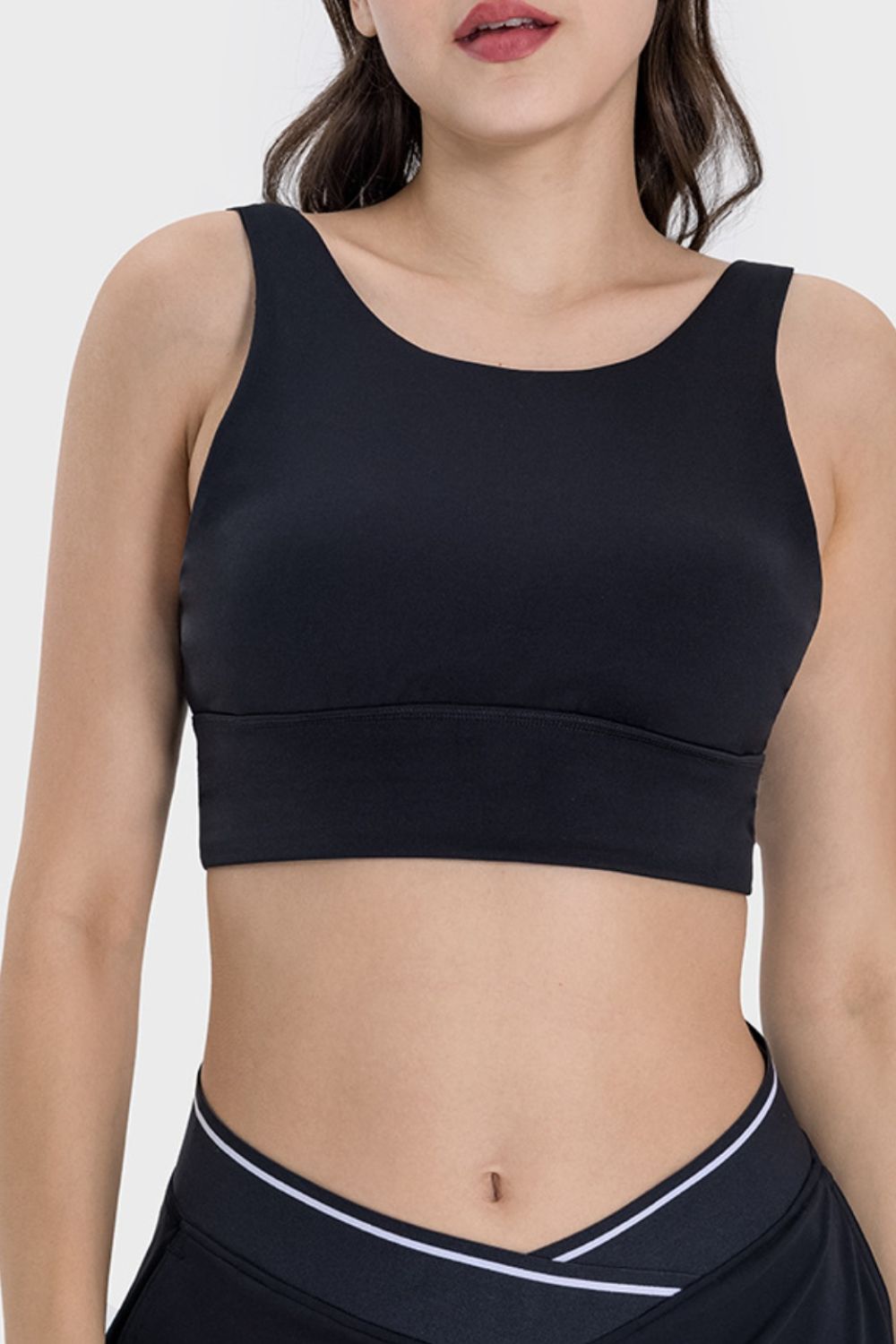 Millennia Backless Wide Strap Active Bra - All Mine Now Clothing