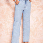 Straight Leg Jeans with Pockets - All Mine Now Clothing