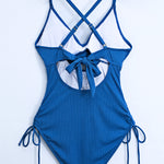 Cutout V-Neck Spaghetti Strap One-Piece Swimwear - All Mine Now Clothing