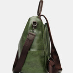 PU Leather Large Backpack Bag - All Mine Now Clothing