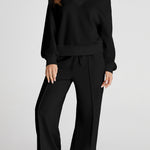 V-Neck Long Sleeve Top and Pants Active Set - All Mine Now Clothing