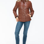 Snobbish Pocketed Zip Up Turtleneck Puffer Jacket - All Mine Now Clothing