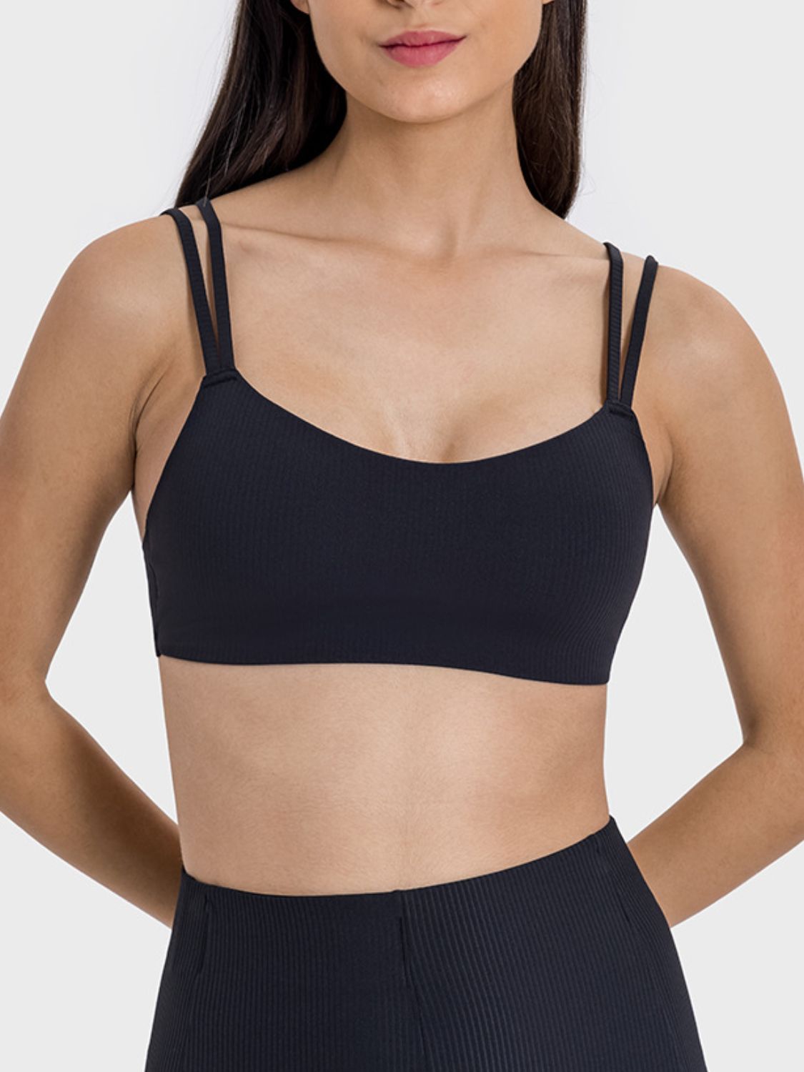 Millennia Scoop Neck Double Strap Active Cami - All Mine Now Clothing