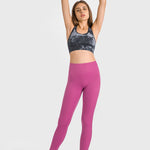 Millennia High Waist Ankle-Length Yoga Leggings - All Mine Now Clothing