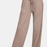 Zenana Drawstring Wide Leg Pants with Side Pockets - All Mine Now Clothing