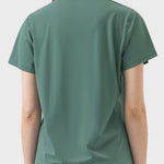 Millennia Slit Round Neck Short Sleeve Active T-Shirt - All Mine Now Clothing