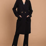 Culture Code Double Breast Lapel Collar Coat - All Mine Now Clothing