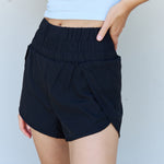 Ninexis Stay Active High Waistband Active Shorts in Black - All Mine Now Clothing