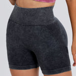 Washed High Waist Active Shorts - All Mine Now Clothing