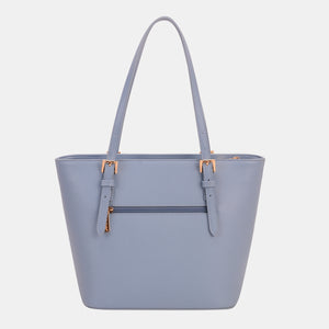 David Jones PU Leather Tote Bag - All Mine Now Clothing