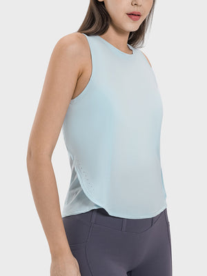 Millennia Round Neck Active Tank - All Mine Now Clothing