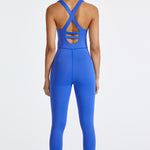 Crisscross Back Wide Strap Active Jumpsuit - All Mine Now Clothing