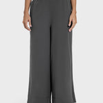 Millennia Slit Wide Leg Active Pants - All Mine Now Clothing