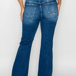 bytos Full Size High Rise Bootcut Jeans with Pockets - All Mine Now Clothing