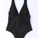 Plunge Wide Strap One-Piece Swimwear - All Mine Now Clothing