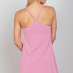 VERY J Sleeveless Active Tennis Dress with Unitard Liner - All Mine Now Clothing