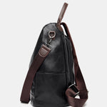 PU Leather Large Backpack Bag - All Mine Now Clothing