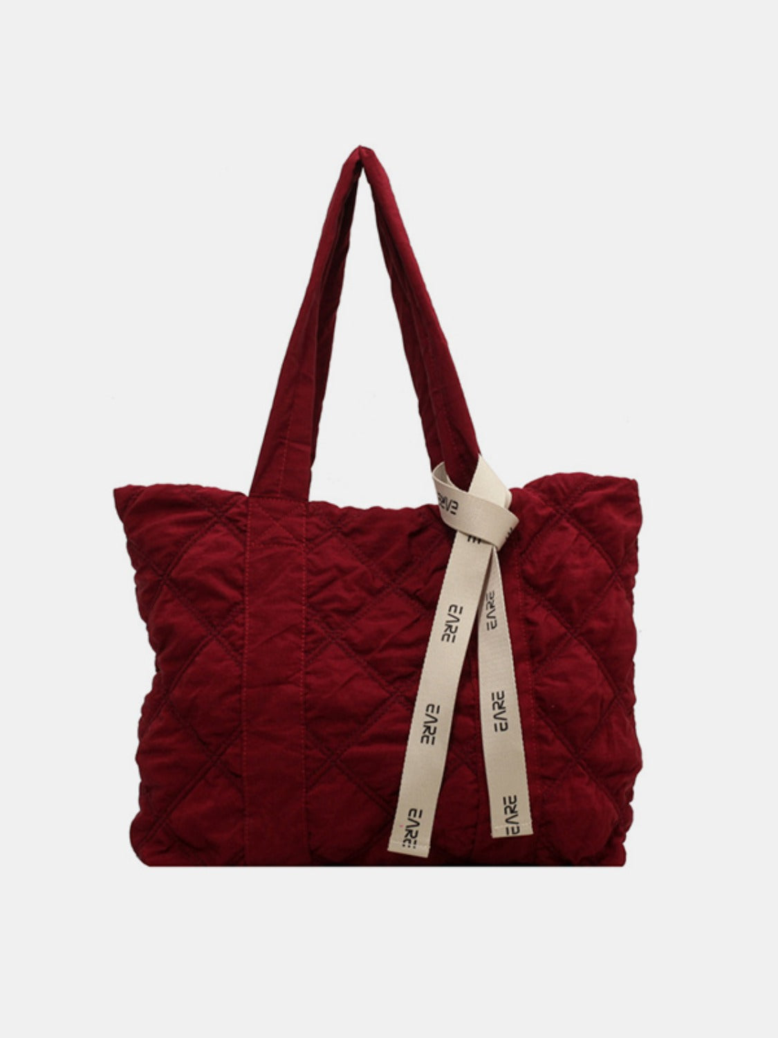 Quilted Nylon Large Tote Bag - All Mine Now Clothing