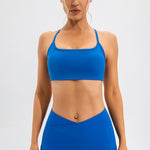 Crisscross Spaghetti Strap Active Cami - All Mine Now Clothing