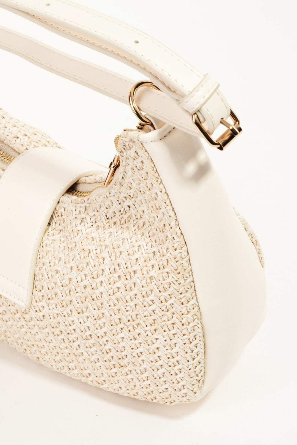 Fame Straw Braid Hobo Bag - All Mine Now Clothing