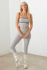 Le Lis Ribbed Crop Cami and High Waist Brushed Leggings Set - All Mine Now Clothing