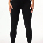 Letter Printed High Waist Active Leggings - All Mine Now Clothing