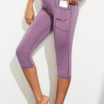 Waistband Active Leggings with Pockets - All Mine Now Clothing