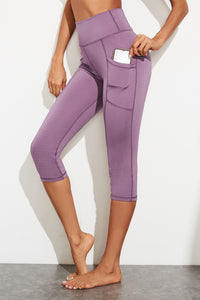 Waistband Active Leggings with Pockets - All Mine Now Clothing