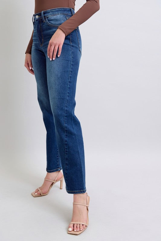 Judy Blue Full Size Side Seam Detail Straight Jeans with Pockets - All Mine Now Clothing