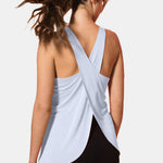 Crisscross Scoop Neck Active Tank - All Mine Now Clothing