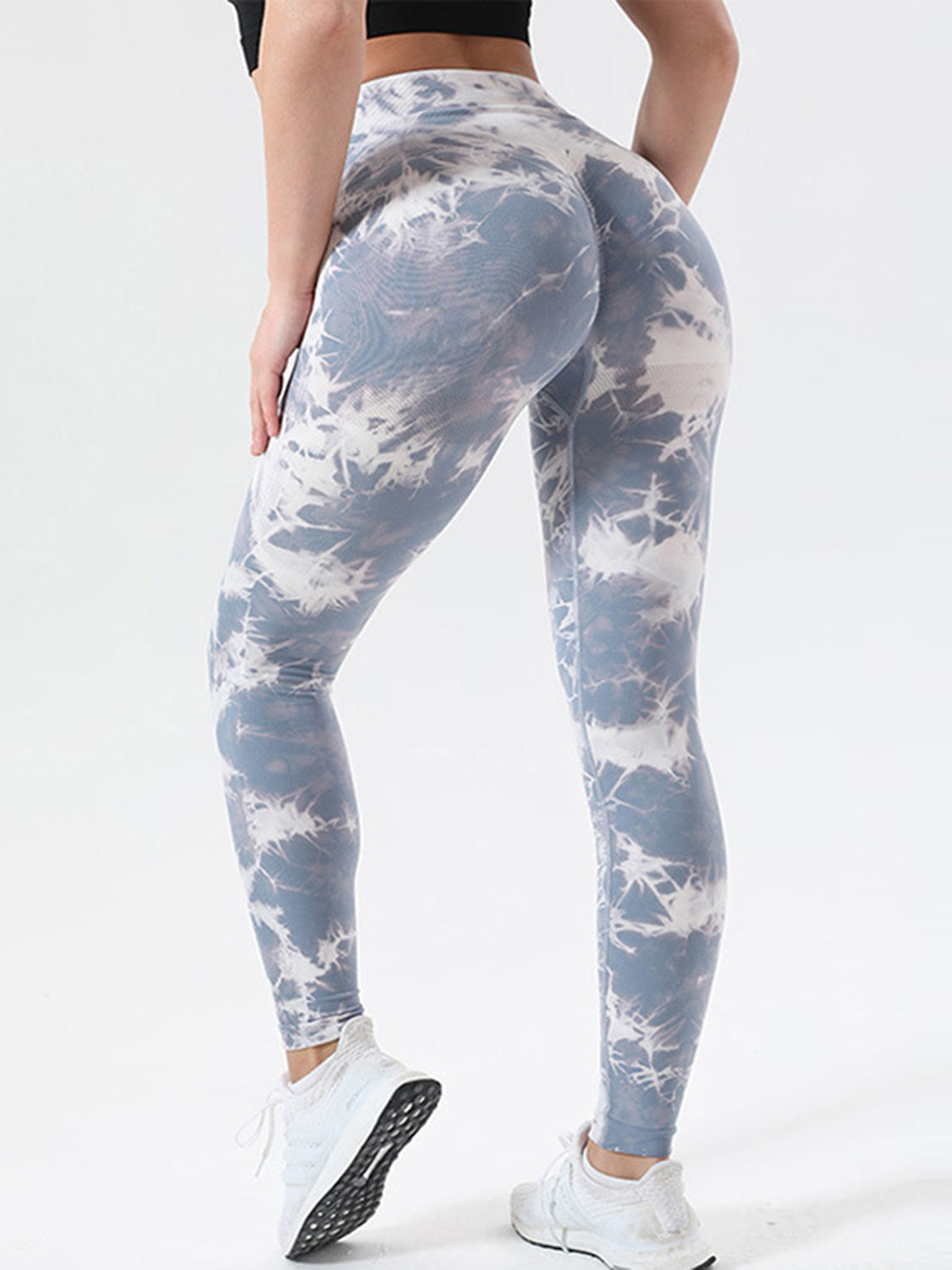 Tie-Dye High Waist Active Leggings - All Mine Now Clothing