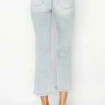 RISEN Full Size Mid Rise Cropped Flare Jeans - All Mine Now Clothing