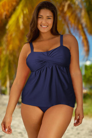 Full Size Adjustable Strap Tankini Set - All Mine Now Clothing