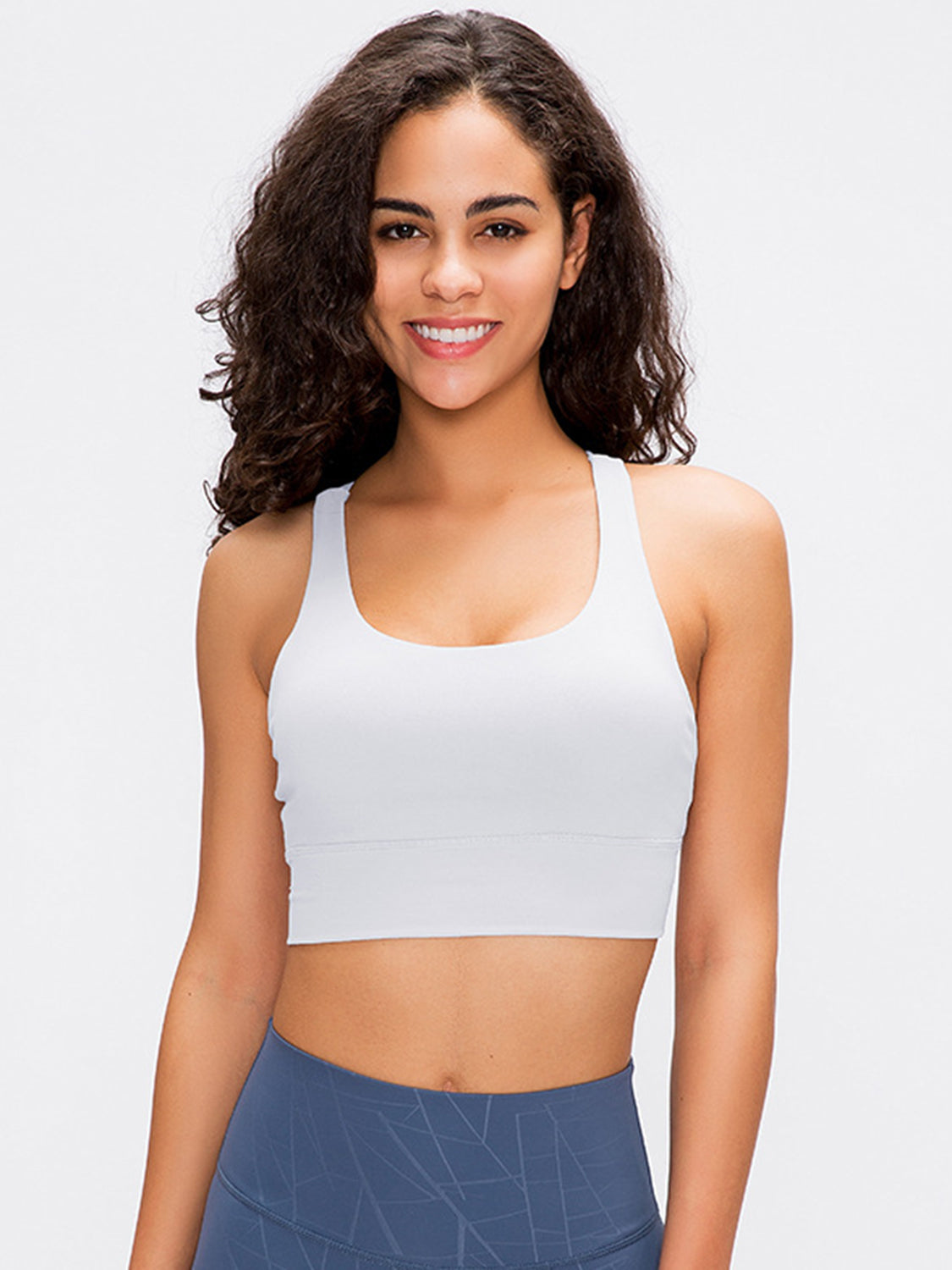 Millennia Crisscross Scoop Neck Active Tank - All Mine Now Clothing