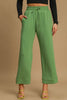 Umgee Drawstring Wide Leg Pants with Pockets - All Mine Now Clothing