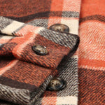 Plaid Button Up Hooded Shacket - All Mine Now Clothing